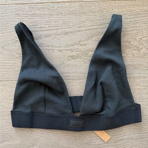 Skims Black Triangle Bralette